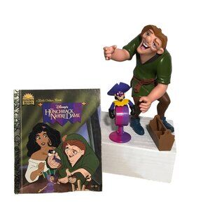 Disneys Hunchback Of Notre Dame Figurine Set Book  Clopin Puppet Drum McDonald's